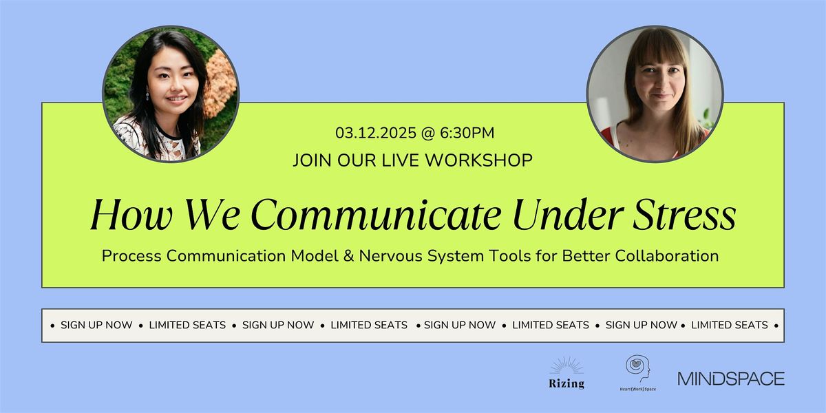 How We Communicate Under Stress, 3 December | Event in Berlin | AllEvents