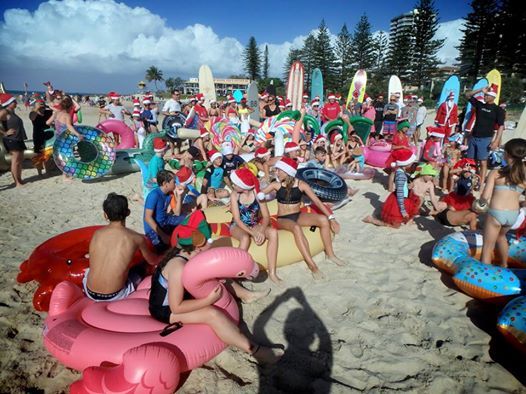 2019 Inflatable Toys Amp Surfing Santas At Rainbow Bay