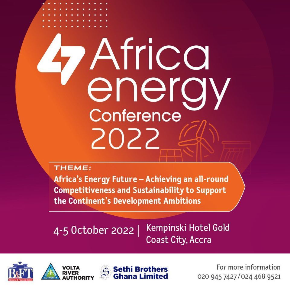 Africa Energy Conference 2025, Kempinski, Accra, 4 October to 5 October