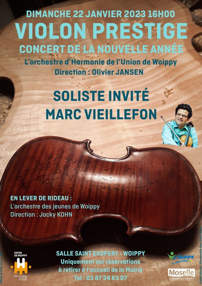 Concert de la Nouvelle Année Violon Prestige, Union de Woippy
