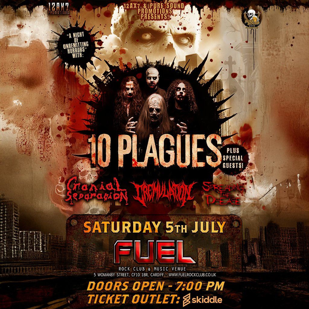 10 Plagues In Cardiff + guests, 5 July | Event in Cardiff | AllEvents