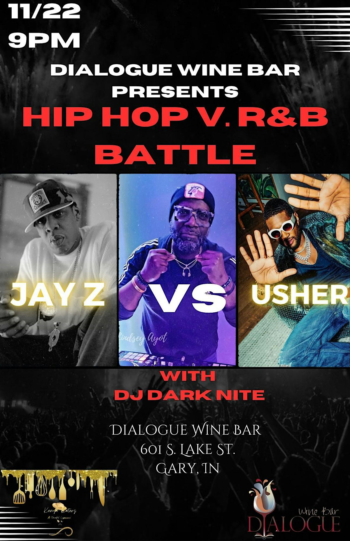 Hip Hop vs R&B Battle:  Jay Z vs Usher, 22 November | Event in Gary | AllEvents