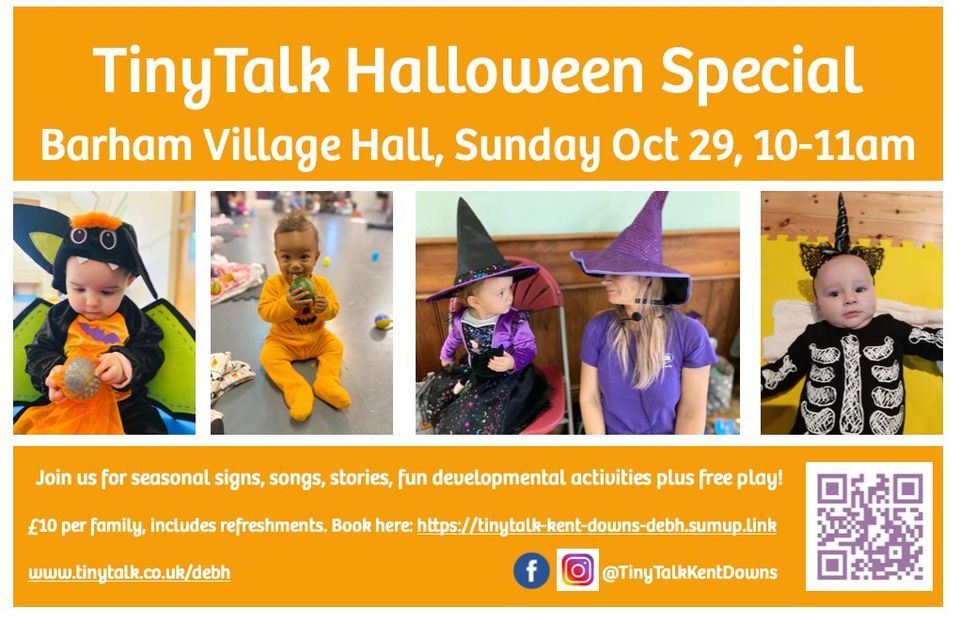 Baby & Toddler Halloween Party, Barham Village Hall, Canterbury