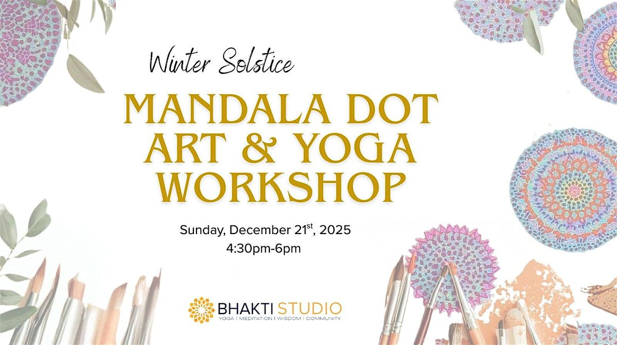 Winter Solstice Mandala Dot Art & Yoga Workshop, 21 December | Event in Seattle | AllEvents