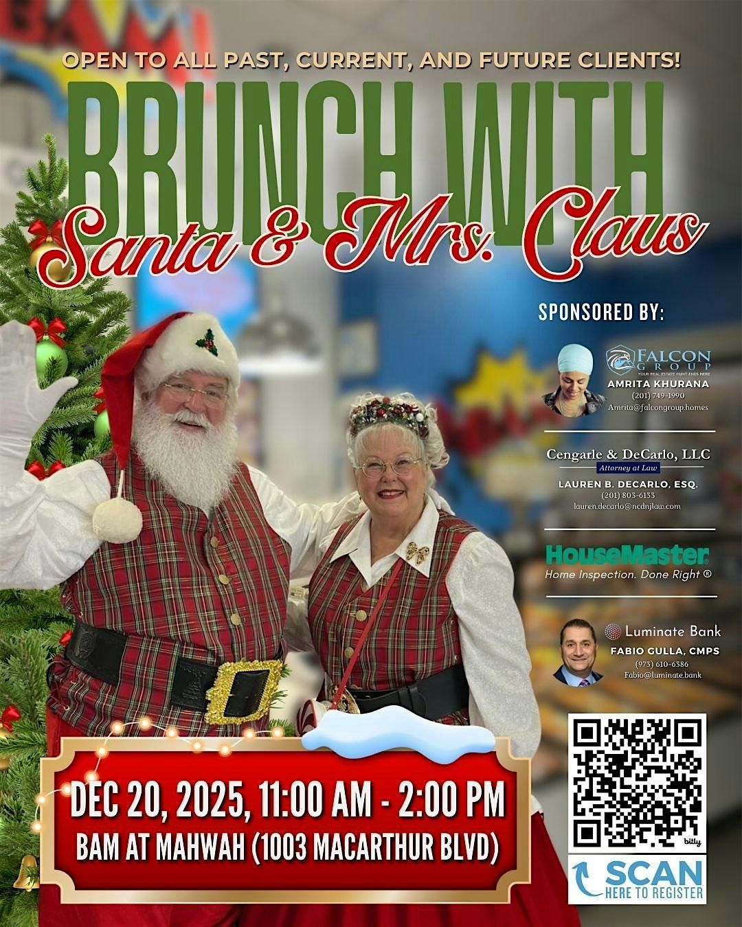 Brunch with Santa and Mrs Claus, 20 January | Event in Mahwah | AllEvents