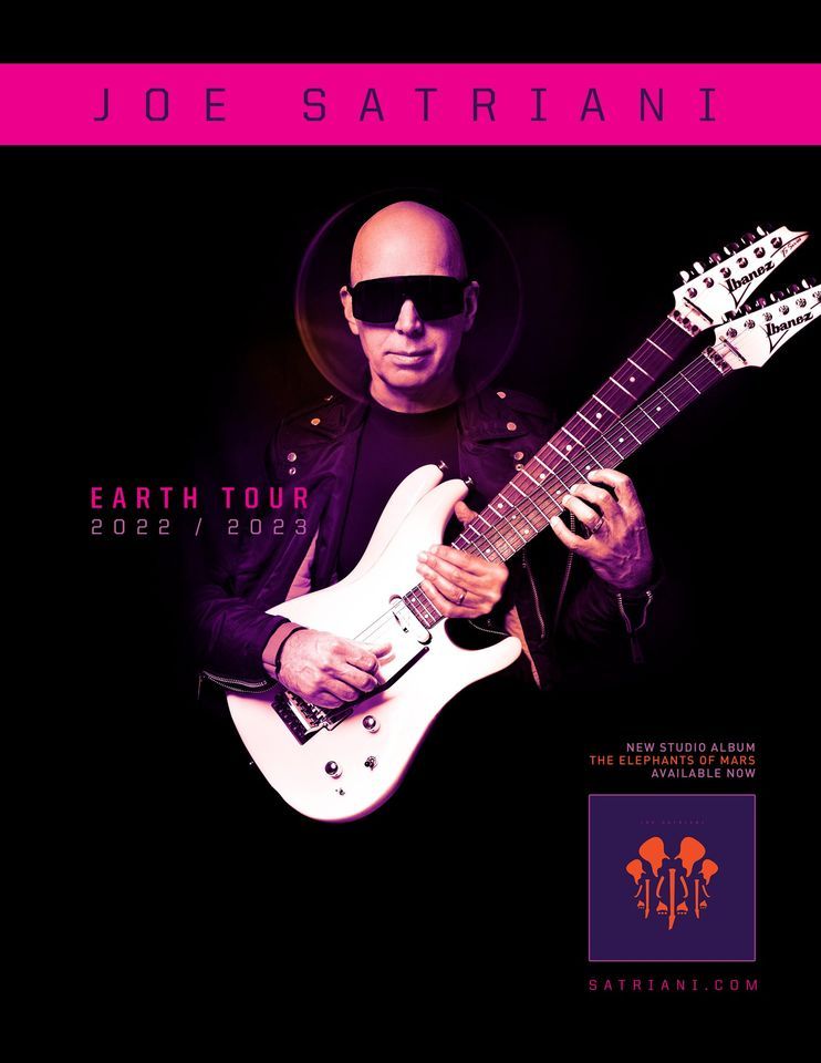 Joe Satriani 2022 2023 Earth Tour Parkstad Limburg Theaters Locatie 