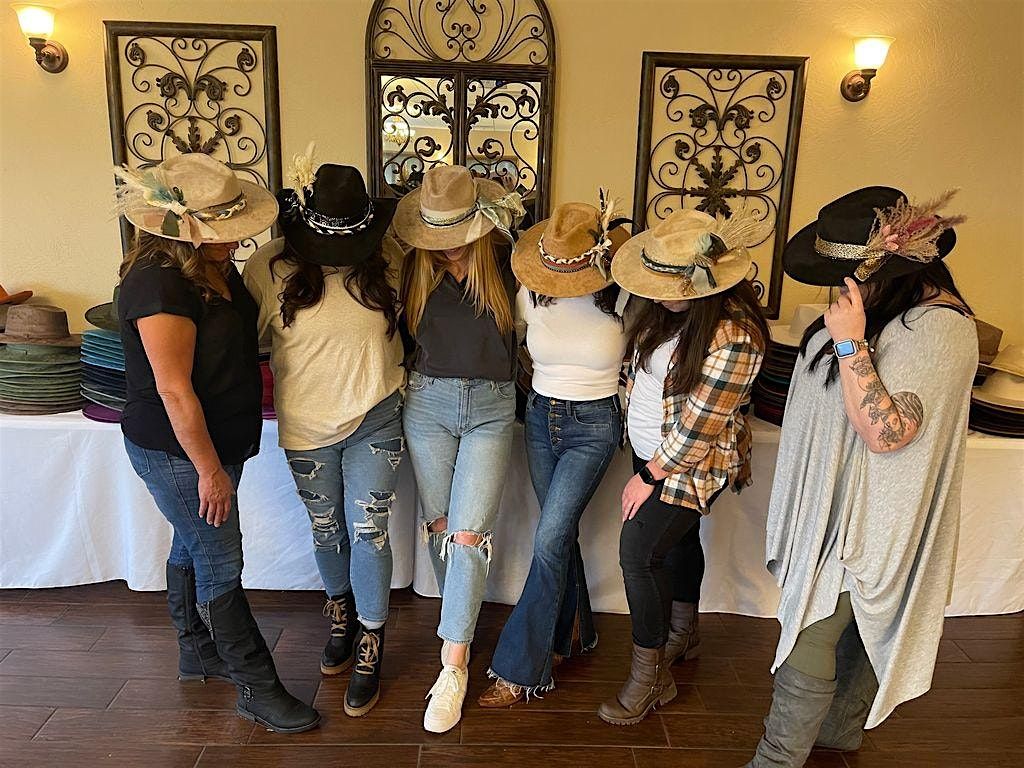 Feather and Felt Hat Bar Workshop at Leftys Northside