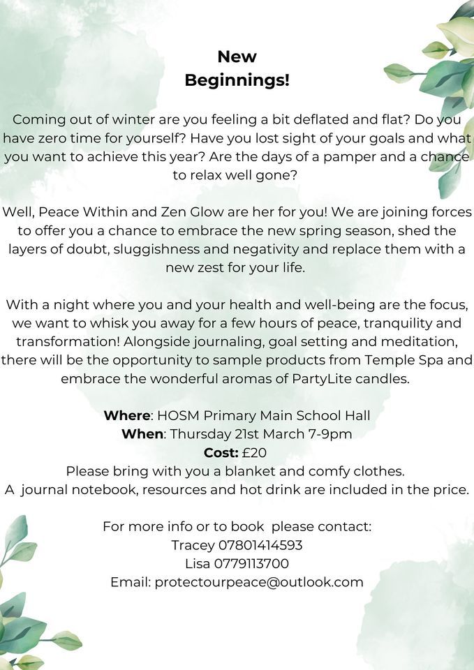 New Beginnings, Holme upon Spalding Moor, Goole, 21 March 2024