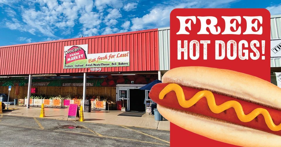 FREE HOT DOGS FOR EVERYONE!, Detwiler's Farm Market (Venice, FL), 3
