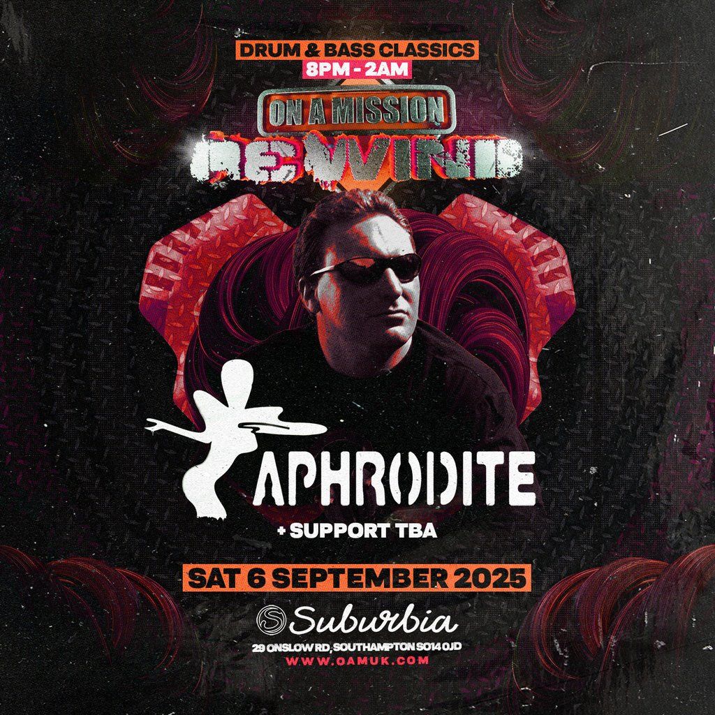 Aphrodite + Support, 6 September | Event in Southampton | AllEvents
