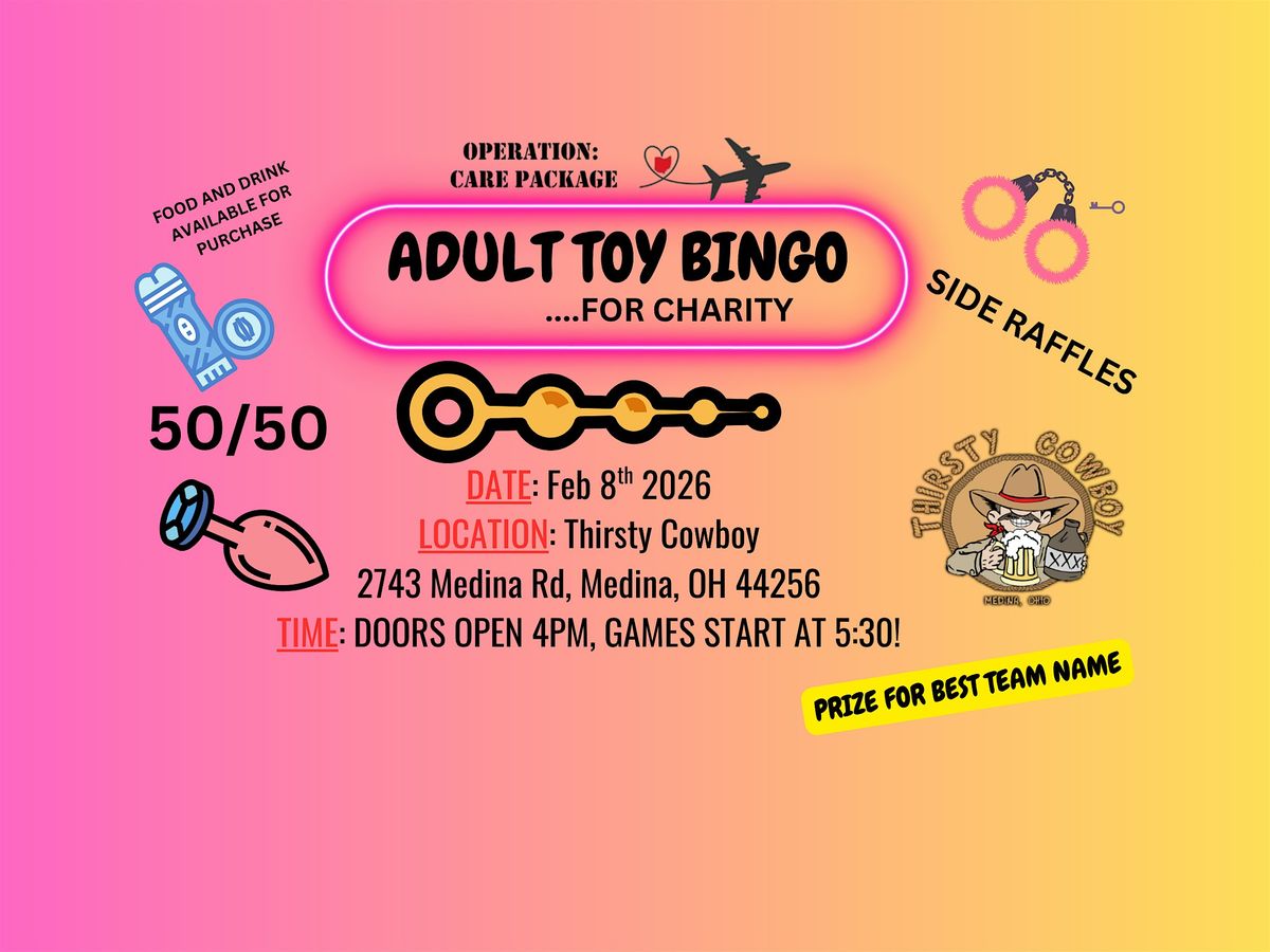 ADULT TOY BINGO : THIRSTY COWBOY, 8 February | Event in Medina | AllEvents