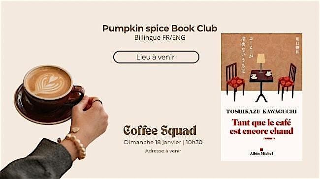 Pumpkin spice Book Club, 18 January | Event in Montréal | AllEvents