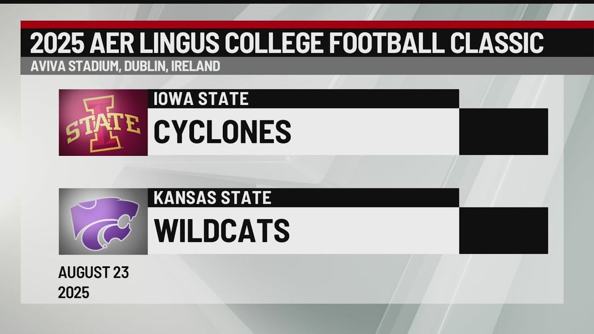 Aer Lingus College Football Classic: Kansas State Wildcats vs. Iowa State Cyclones, 23 August | Event in Dublin