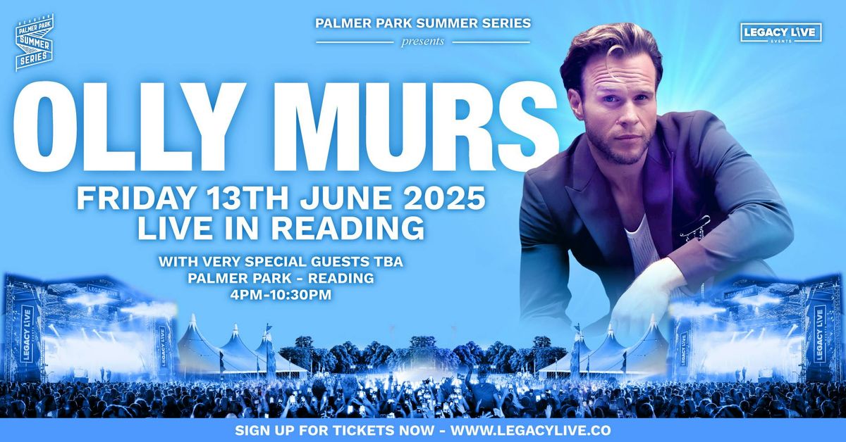 Olly Murs LIVE In Reading 🎤 Friday 13th June 2025 (SIGN UP IN DESCRIPTION), 13 June | Event in Reading