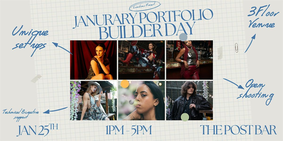 PRO PHOTOSHOOT FOR ALL : portfolio builder day, 25 January | Event in London | AllEvents