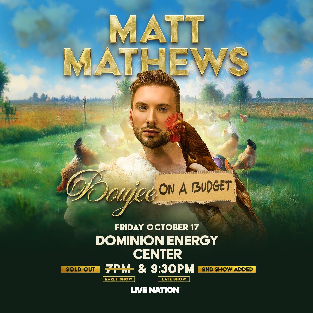 Matt Mathews at Showplace Theatre - Riverwind Casino, 14 February | Event in Norman | AllEvents