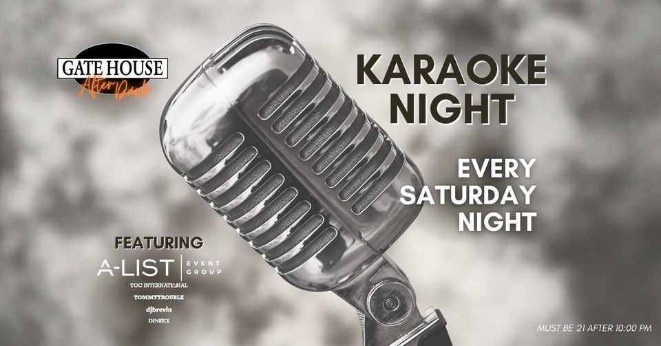 Karaoke Night on Mackinac Island, The Gate House, Carp Lake, June 24 to