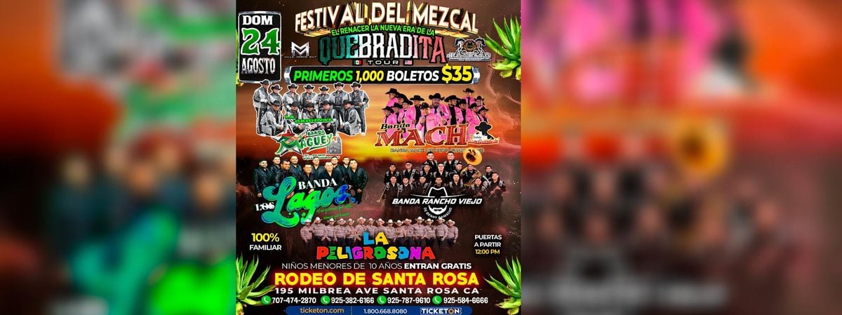 BANDA MAGUEY, BANDA MACH & MAS , 24 August | Event in Santa Rosa | AllEvents
