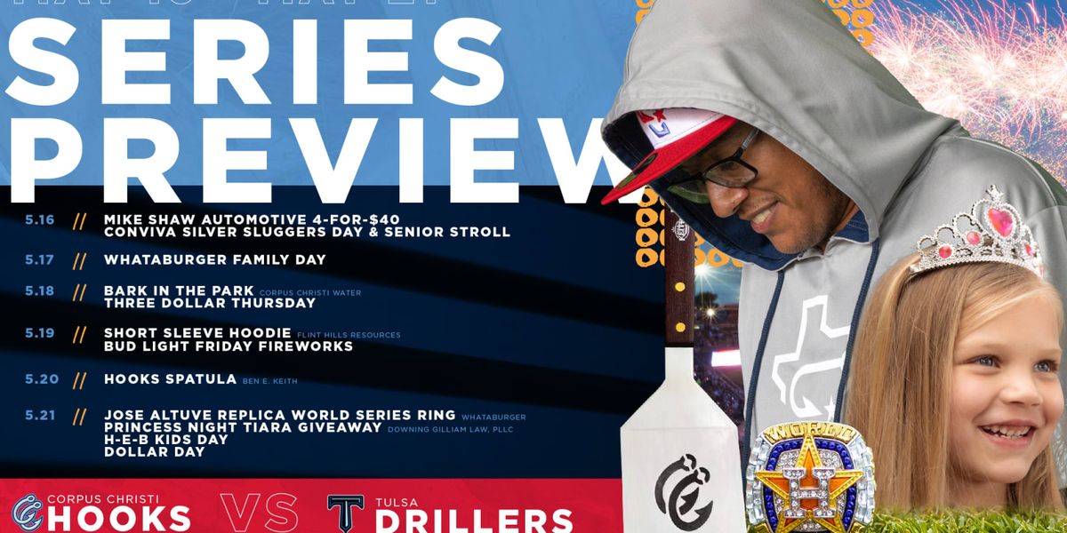 Tulsa Drillers at Corpus Christi Hooks at Whataburger Field, 4 August | Event in Corpus Christi | AllEvents
