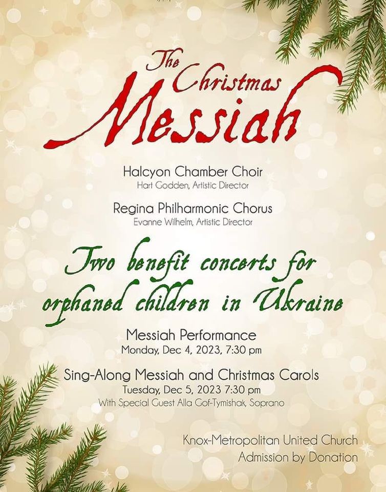 Christmas Messiah Singalong Concert, KnoxMet United, Regina, 5