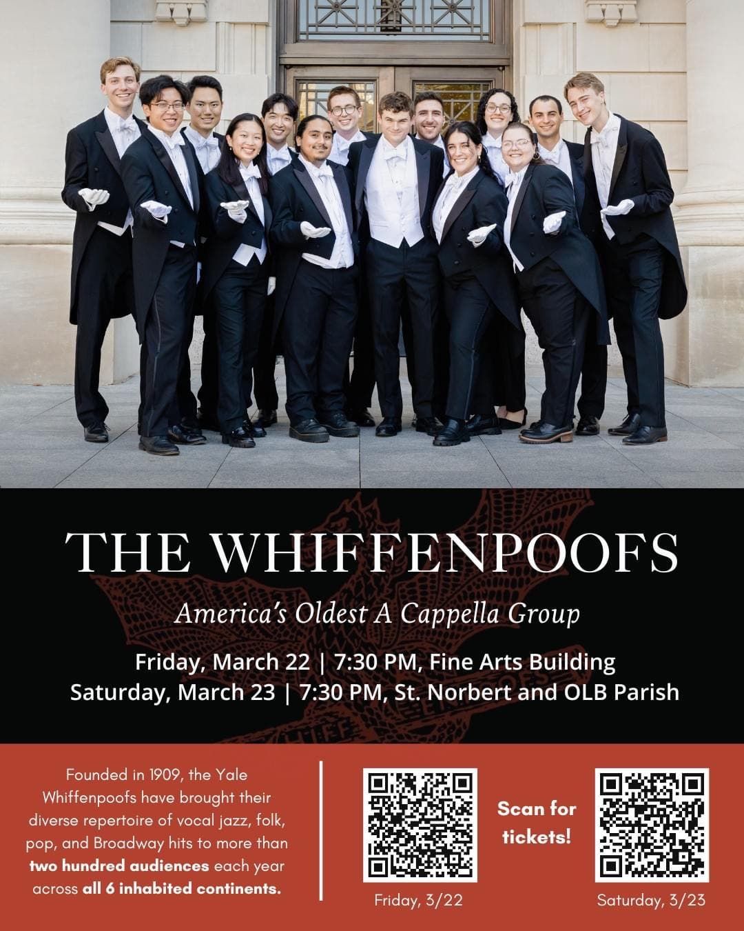 Yale Whiffenpoofs, 5 May | Event in Ridgefield | AllEvents