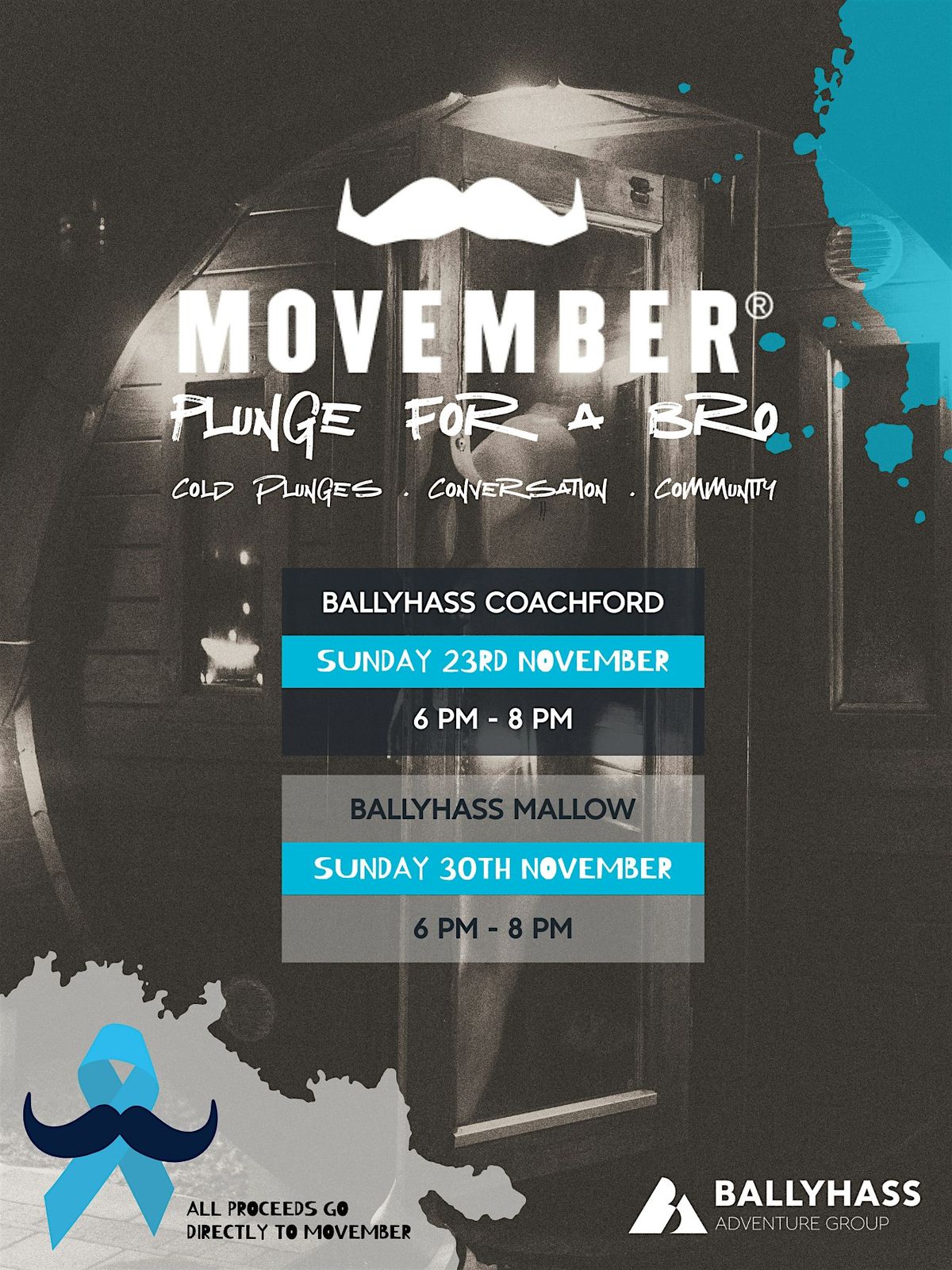 Plunge for a Bro | Movember x Ballyhass Mallow, 30 November | Event in Mallow | AllEvents