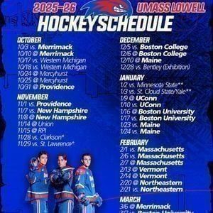 UMass Lowell River Hawks vs. Northeastern Huskies