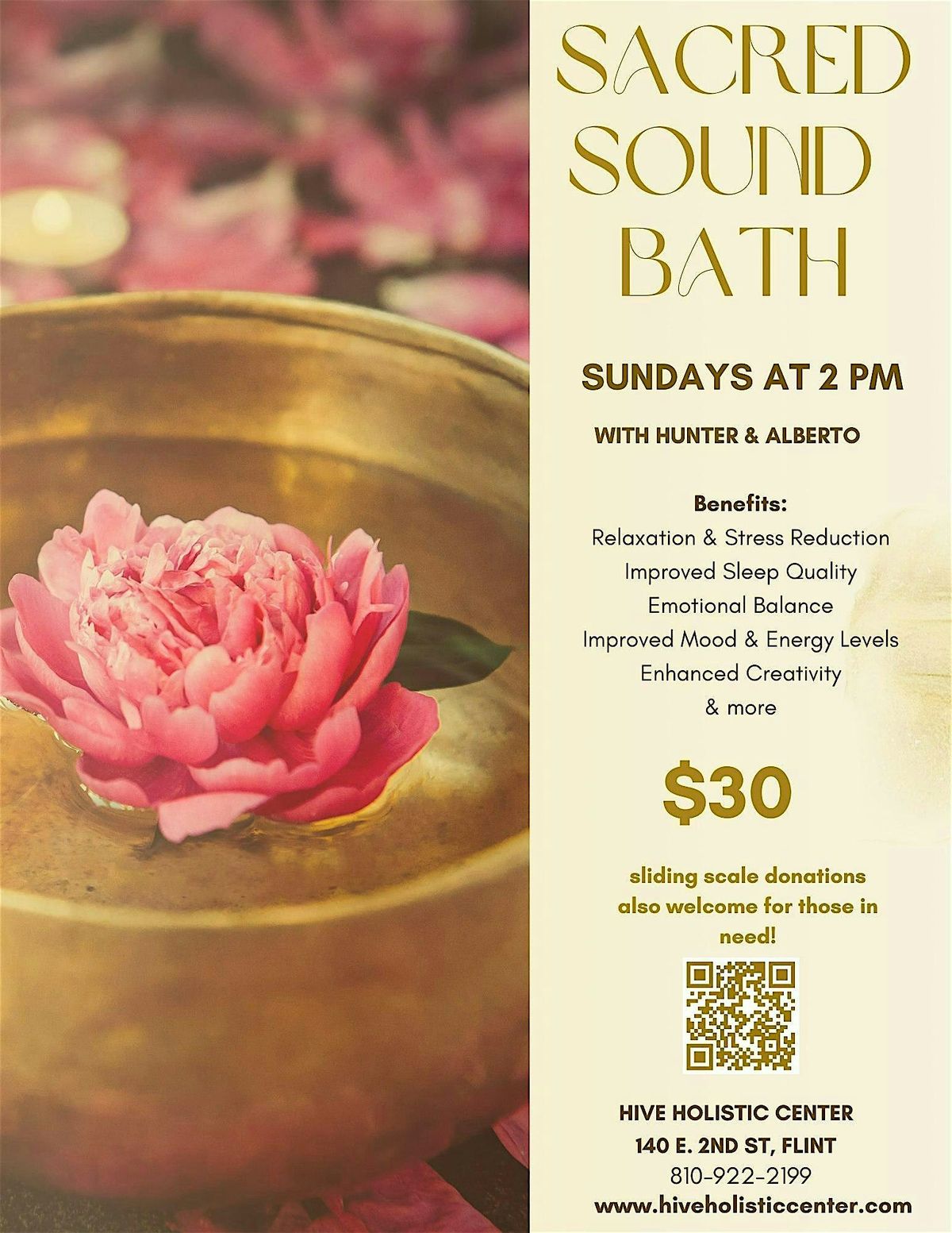 Sound Bath | Event in Flint | AllEvents