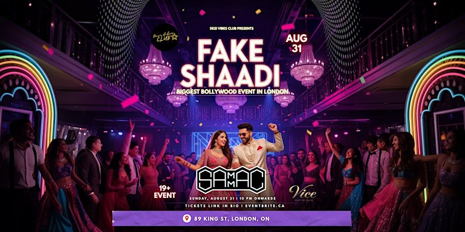 OFFICIAL BOLLYWOOD FAKE SHAADI IN LONDON (19+), 31 August | Event in Zundert | AllEvents
