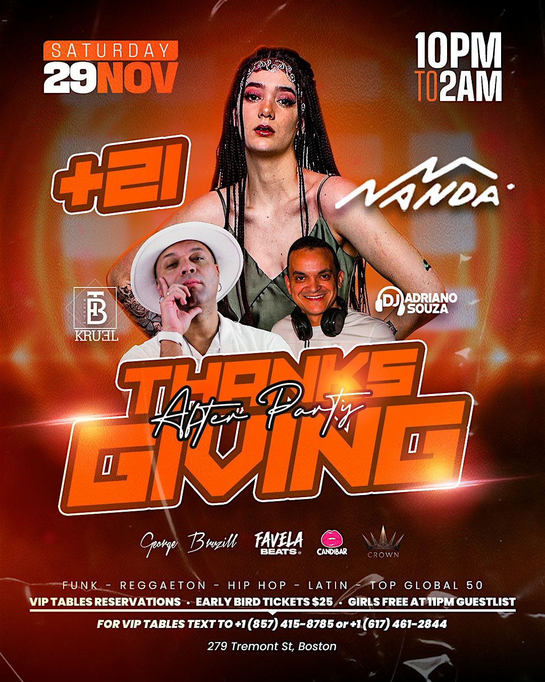 Favela Beats @ After Party Thanksgiving | Event in Boston | AllEvents