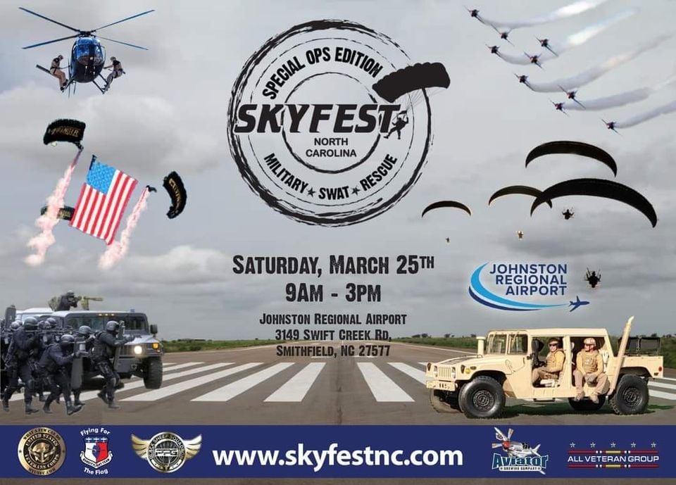 Skyfest Airshow 2025, Johnston Regional Airport KJNX, Smithfield, March