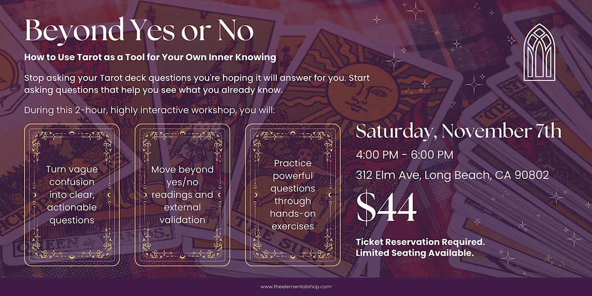 Beyond Yes or No: How to Use Tarot as a Tool for Your Own Inner Knowing