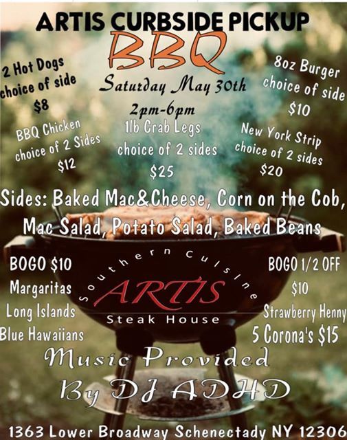 Artis First Annual Curbside Cookout Schenectady