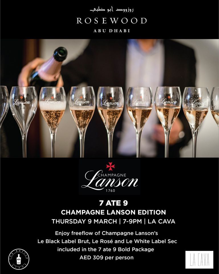 Bubbly Evening at La Cava, La Cava, Abu Dhabi, 9 March 2023 AllEvents.in