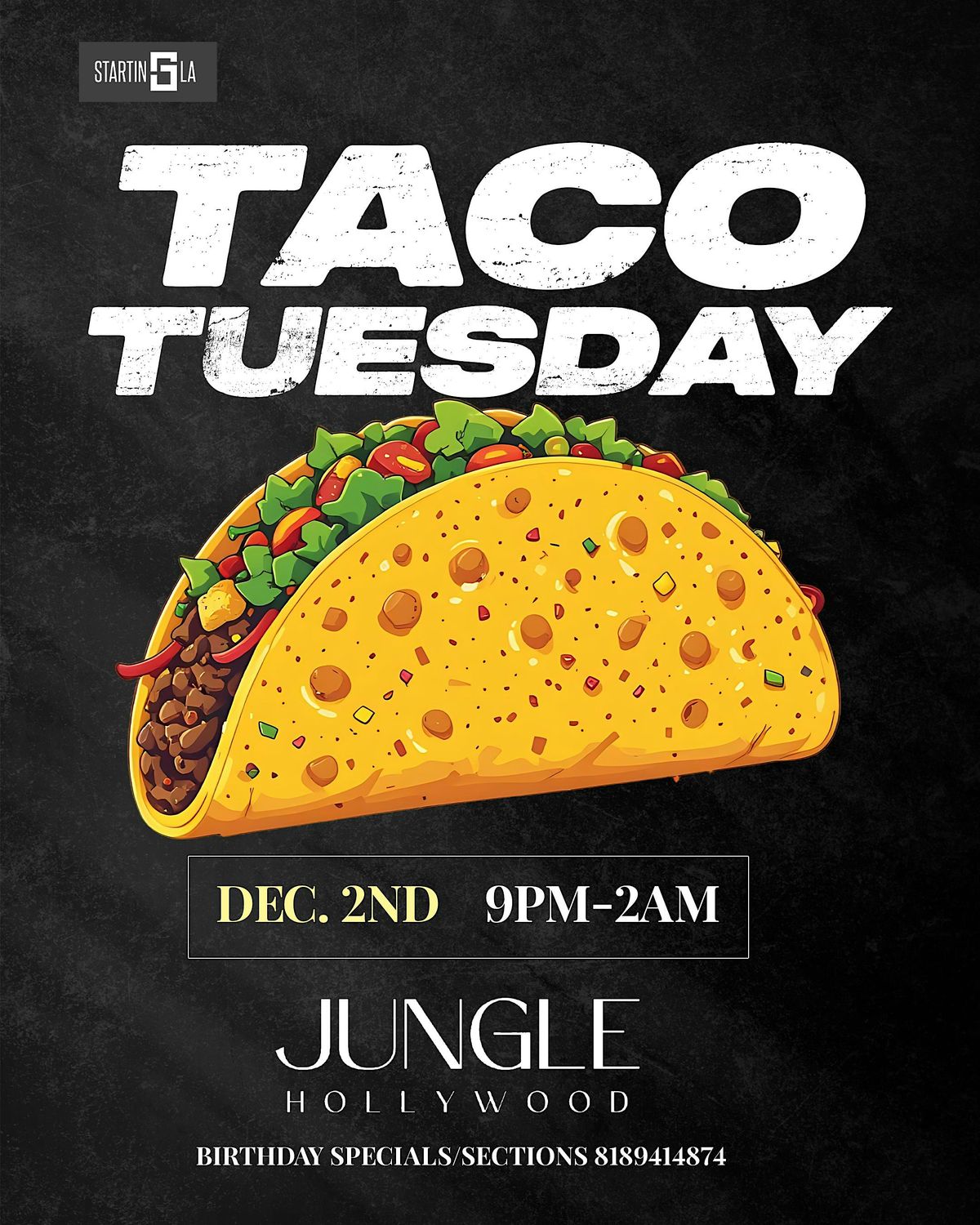 Hollywoods Taco Tuesday, 2 December | Event in Los Angeles | AllEvents