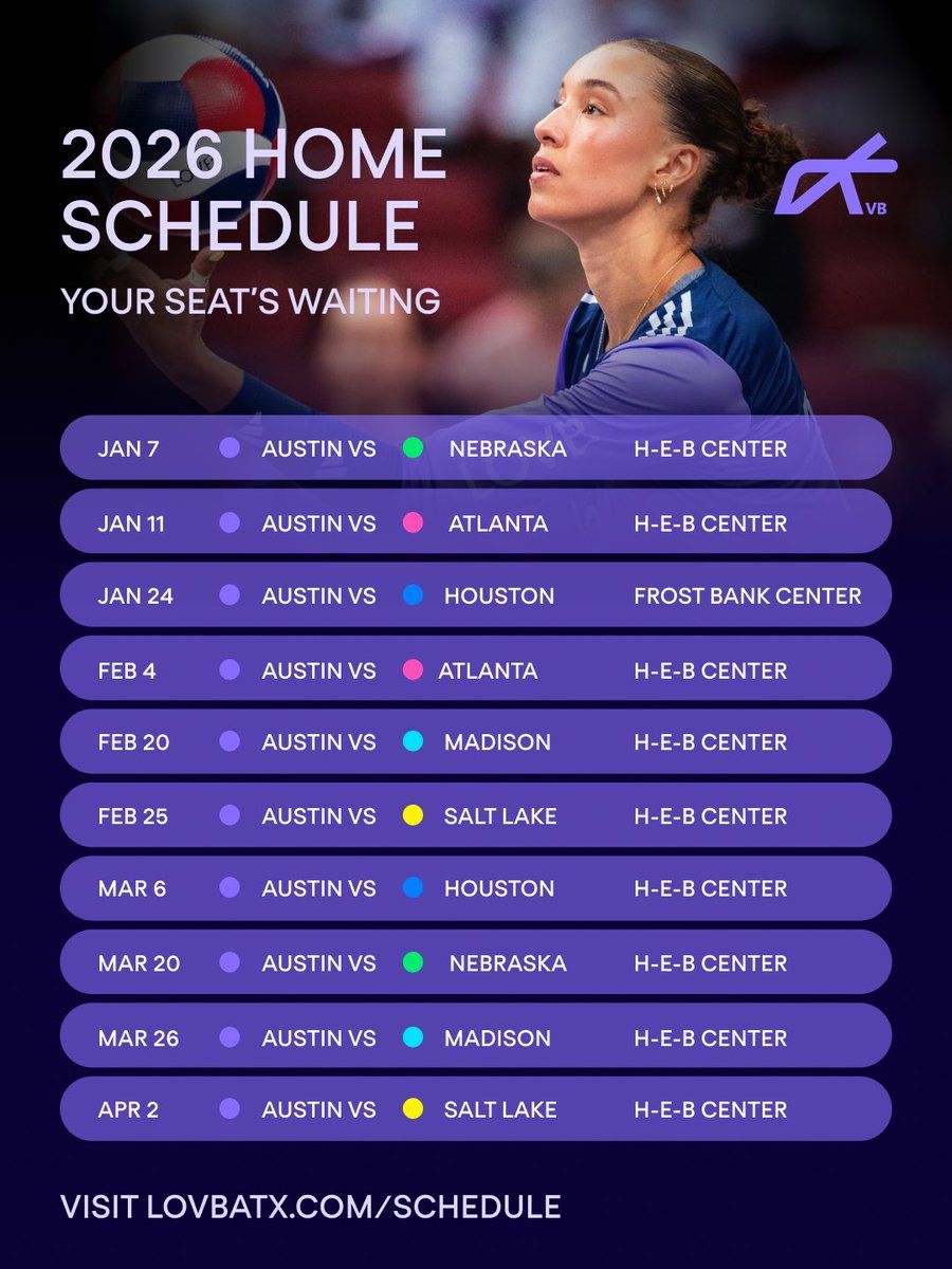 LOVB Houston vs. LOVB Austin, 6 February | Event in Cypress | AllEvents