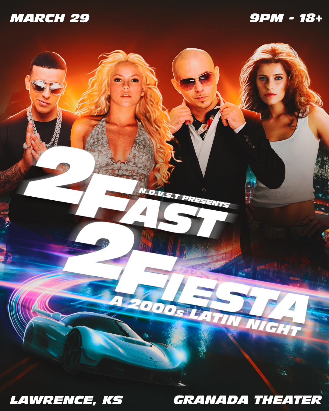 2 Fast 2 Fiesta at Granada Theater Lawrence, 29 August | Event in Lawrence | AllEvents