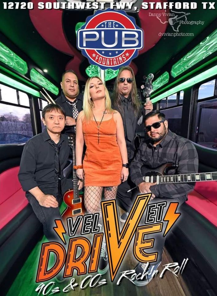 Velvet Drive, The Pub Fountains, Stafford, February 2 to February 3