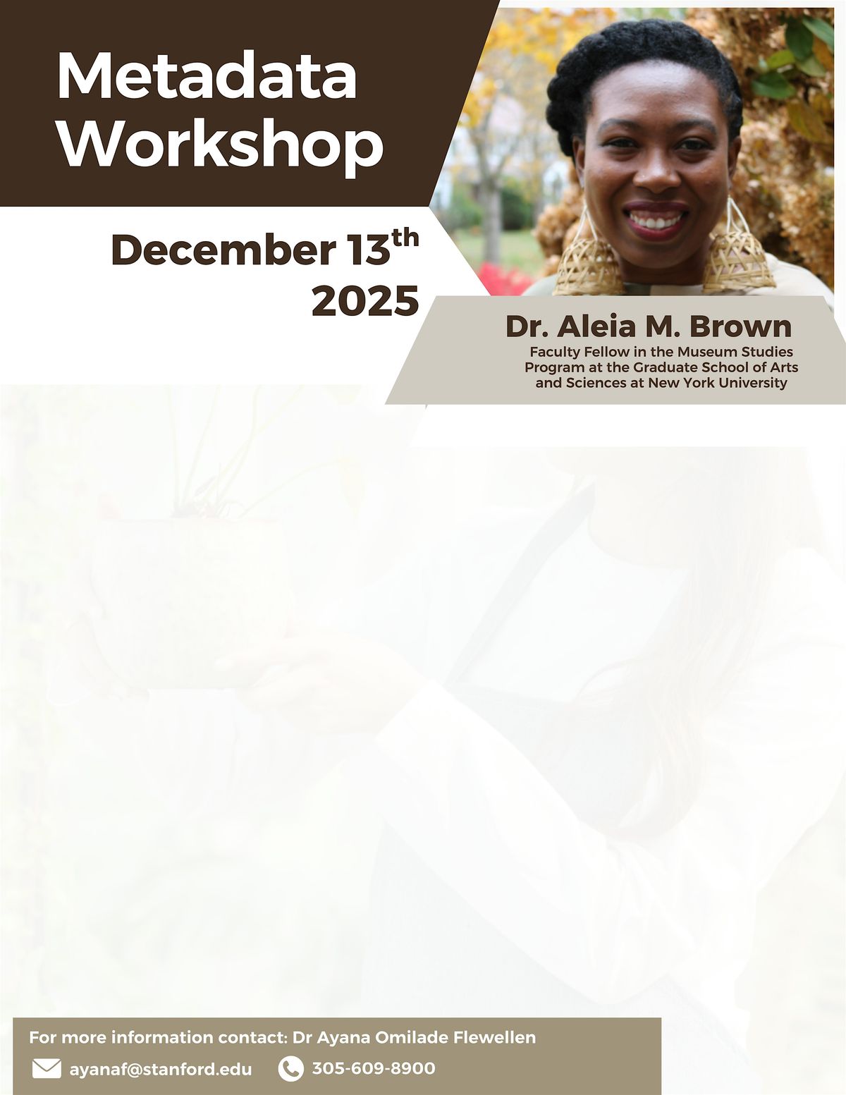 Metadata Workshop, 13 December | Event in Frederiksted | AllEvents