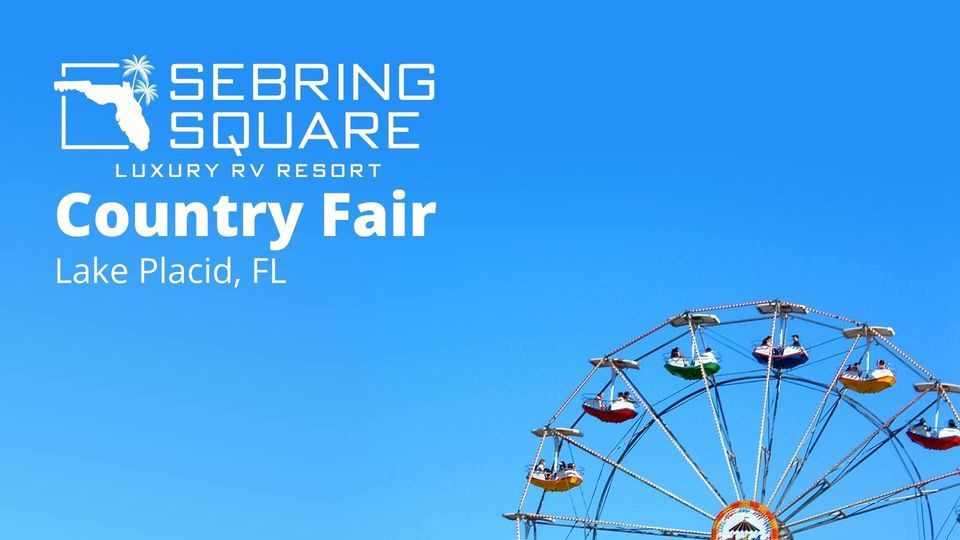 Lake Placid Country Fair, Sebring Square, February 3 to February 5