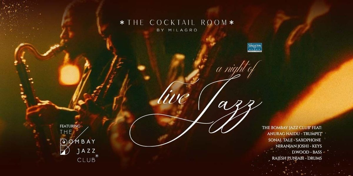 A Night of Live Jazz ft. The Bombay Jazz Club — event poster