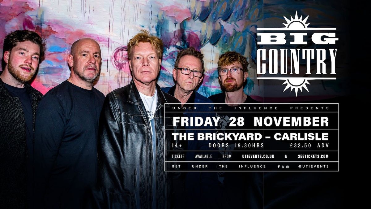 Big Country | Carlisle, 28 November | Event in Carlisle | AllEvents