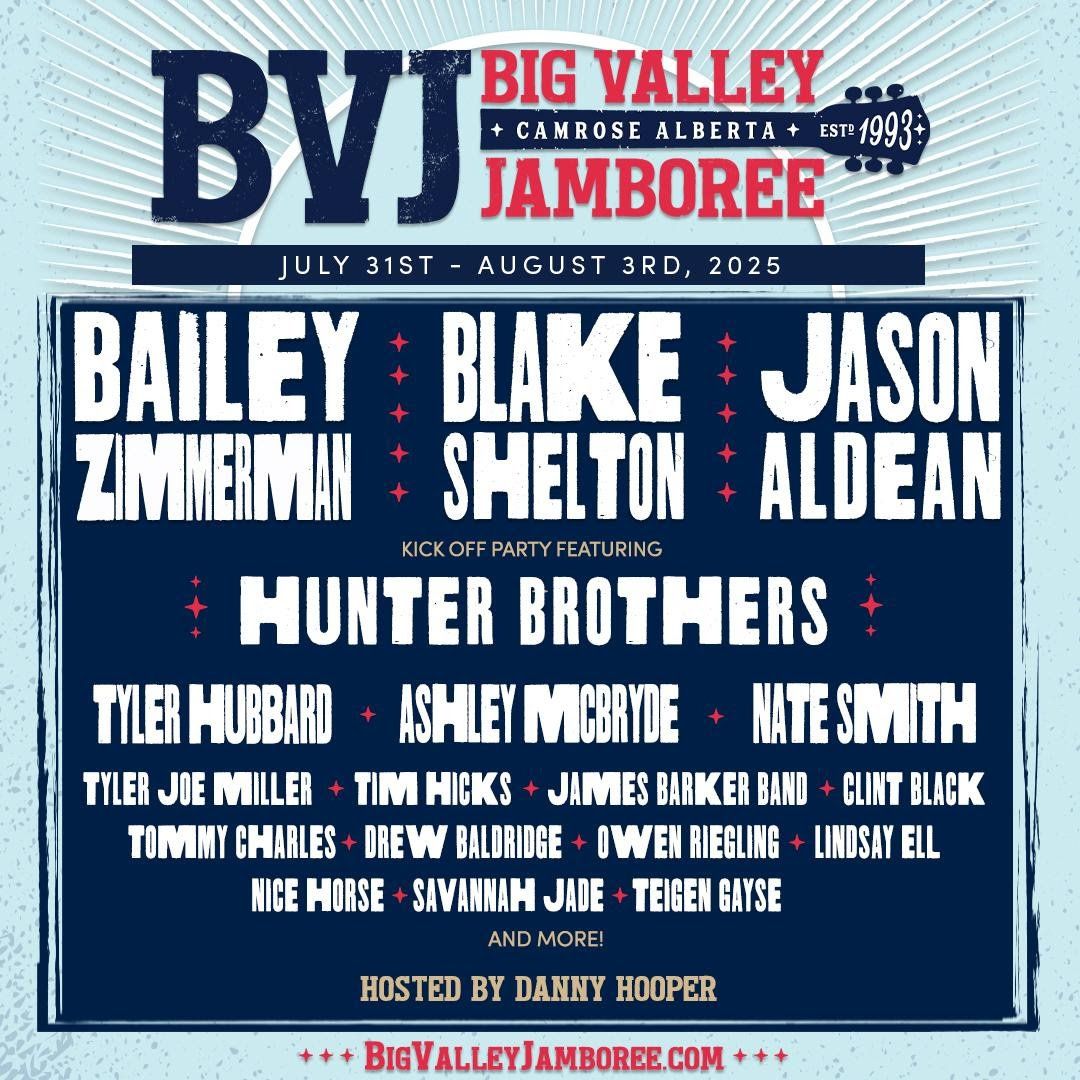 Big Valley Jamboree: Bailey Zimmerman & Tyler Hubbard - Friday, 31 July | Event in Camrose | AllEvents