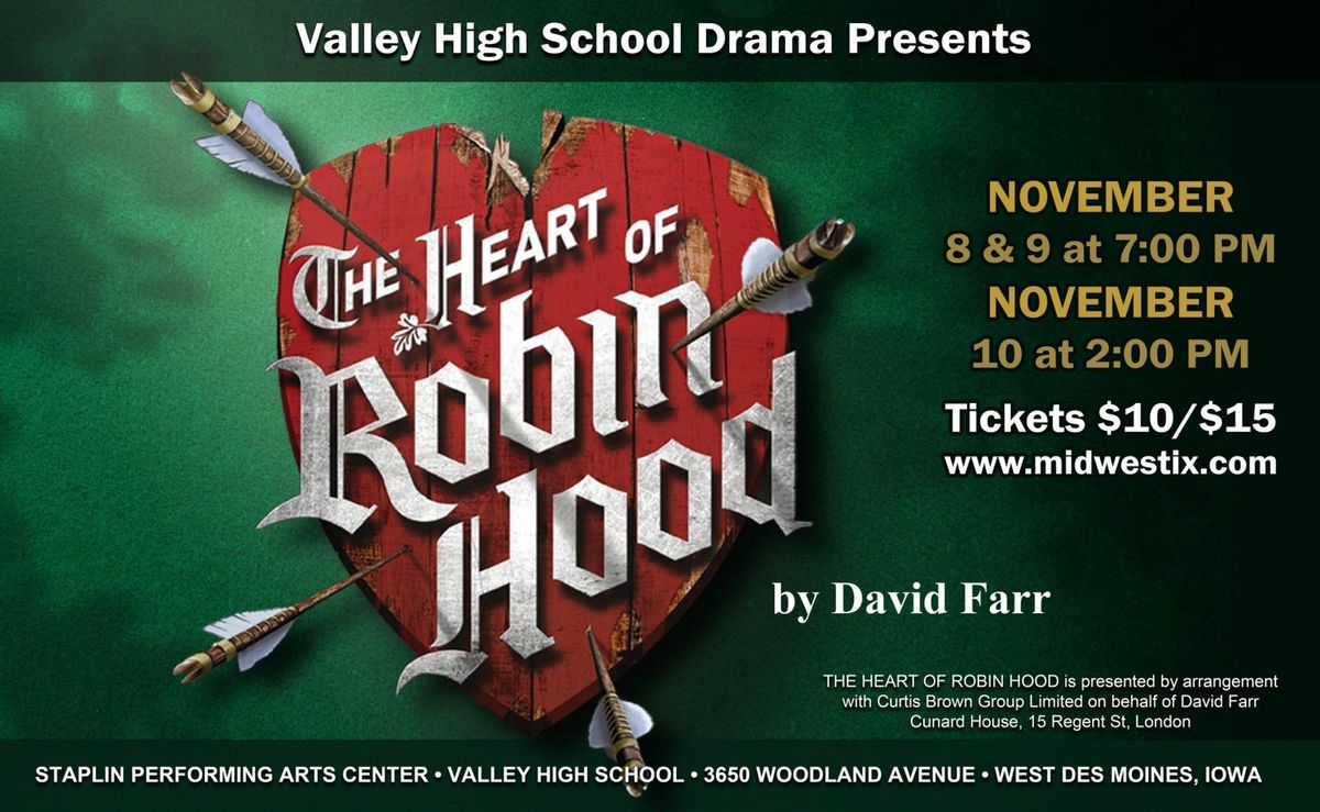 The Heart of Robin Hood at Playhouse Square - Hanna Theatre, 8 February | Event in Cleveland | AllEvents