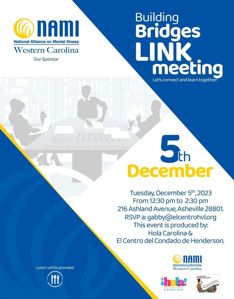 Building Bridges a Networking Community event , 216 Ashland Avenue, Asheville , December 5 2023