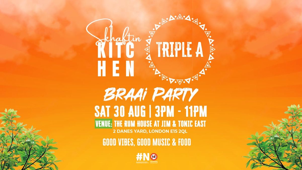 Triple A &amp; Skhaftin: AfroHouse, AfroTech &amp; Amapiano Braai Party, 30 August | Event in Leytonstone