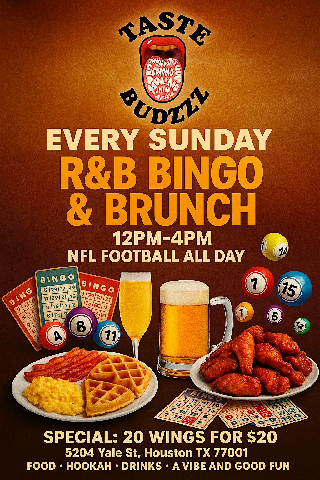 R&B Bingo and Brunch | Event in Houston | AllEvents