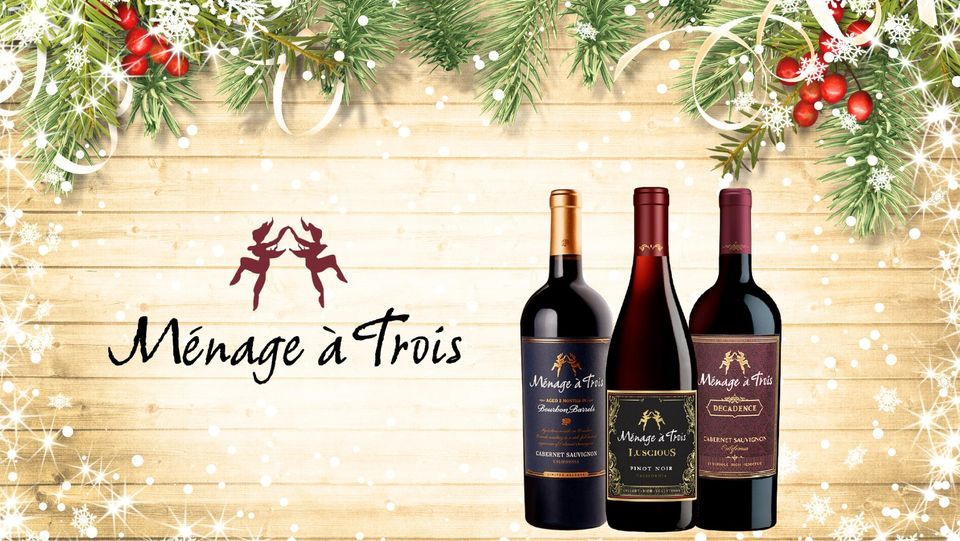 Ménage à Trois Tasting Event, Plaza Discount Liquors, Cortland, December 21 2023 AllEvents.in