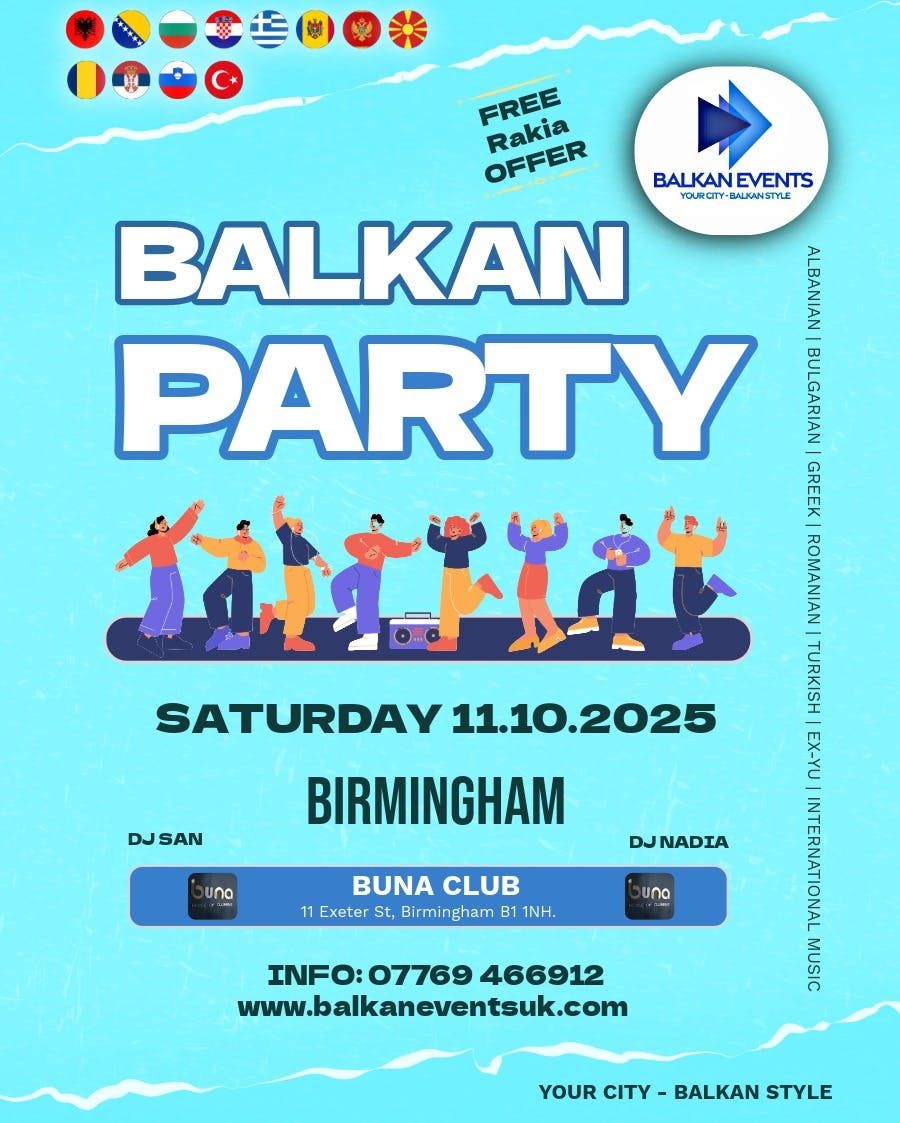 Balkan Party BIRMINGHAM - Autumn Party, 11 October | Event in Birmingham | AllEvents
