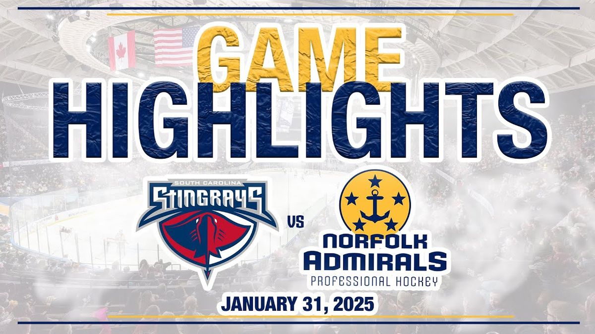 South Carolina Stingrays vs. Norfolk Admirals, 17 October | Event in North Charleston | AllEvents